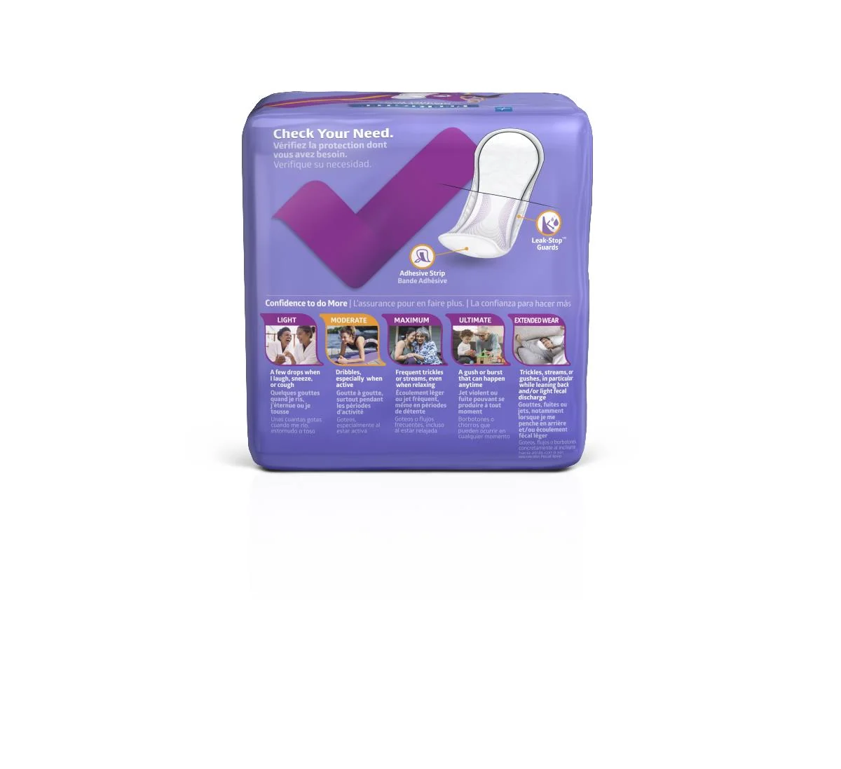 Fitright Activedge Women's Bladder Control Pads - Image 11