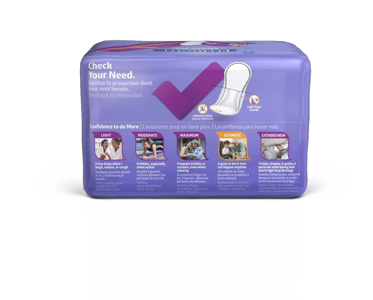 Fitright Activedge Women's Bladder Control Pads - Image 22