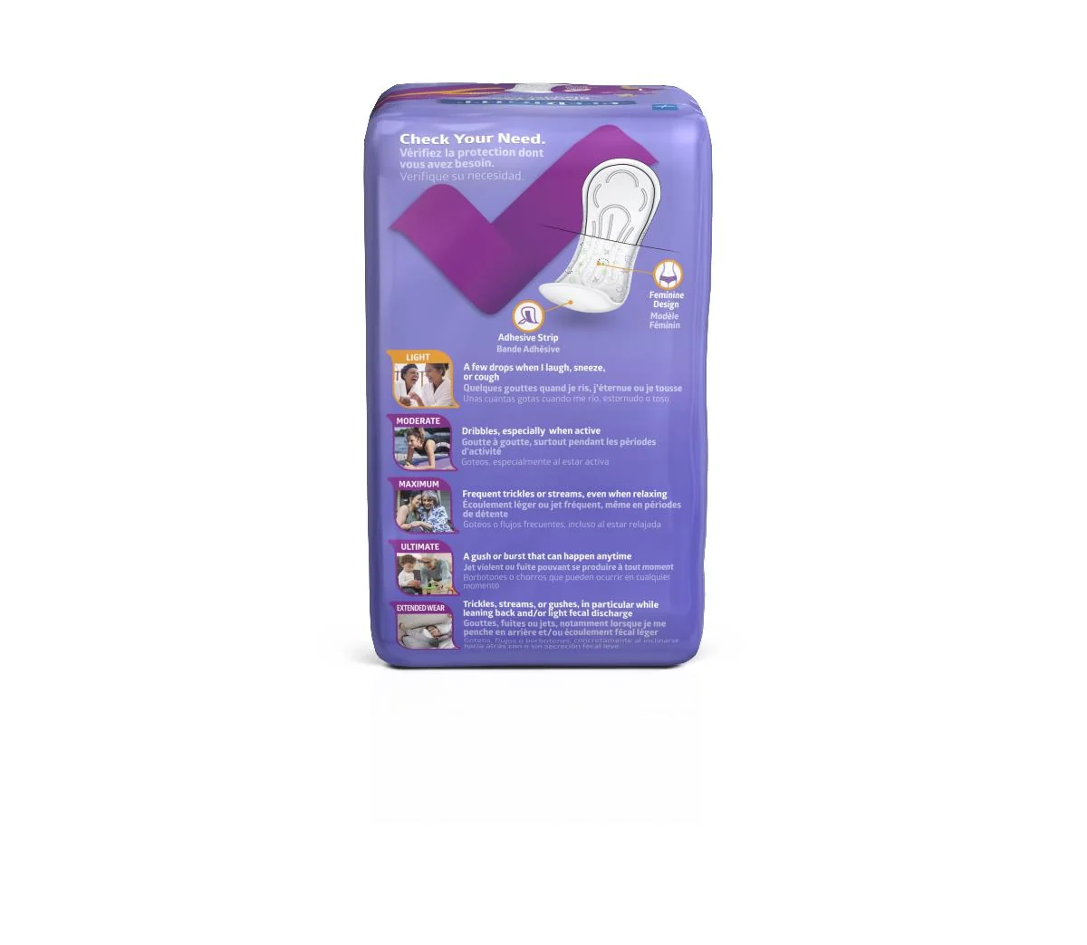 Fitright Activedge Women's Bladder Control Pads - Image 4