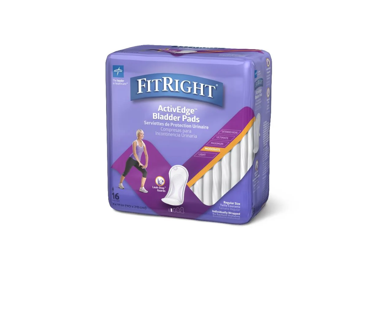 Fitright Activedge Women's Bladder Control Pads - Image 9