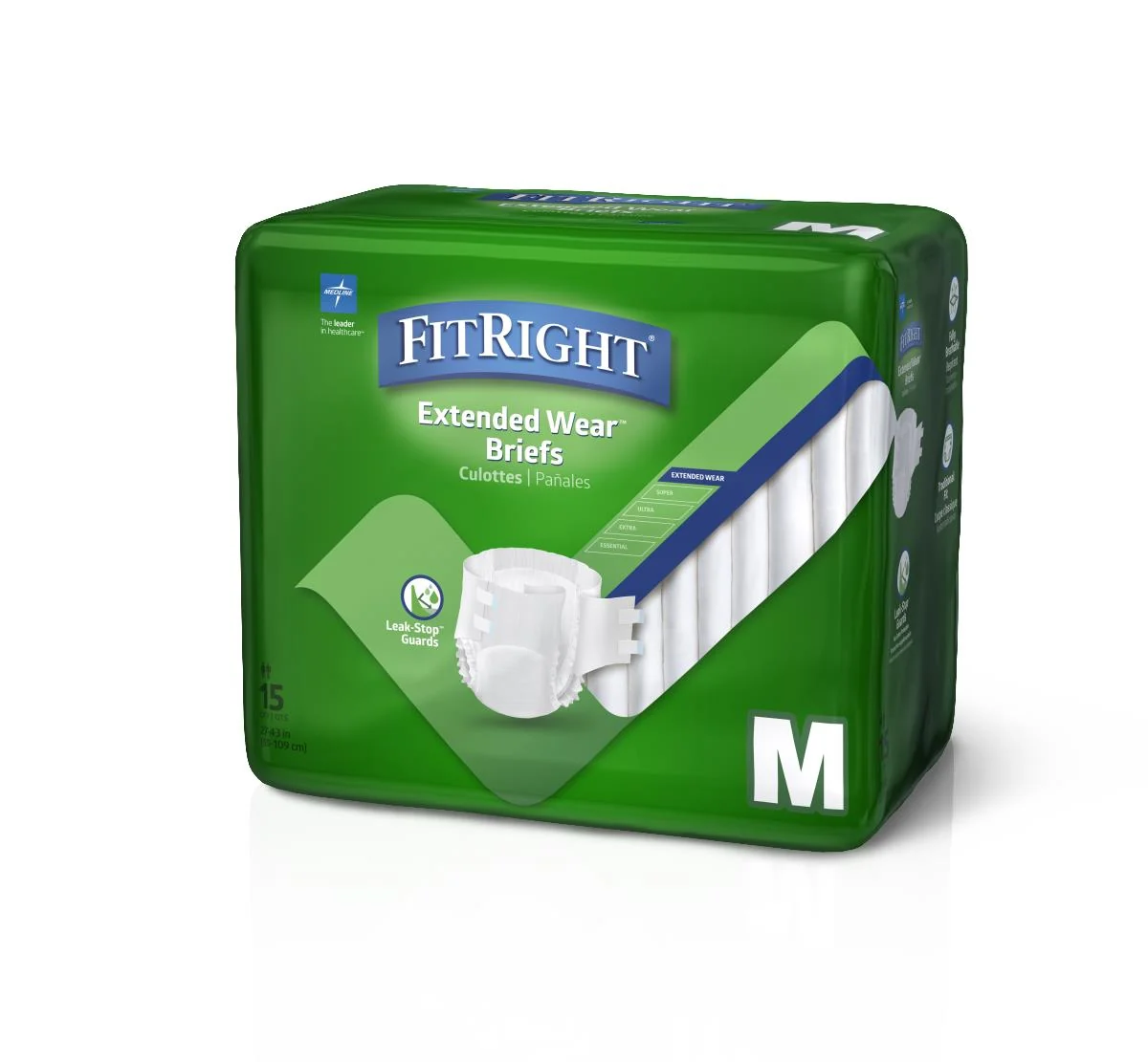 Fitright Extended Wear High-capacity Adult Incontinence Briefs Extendedwear Night Brief - Image 6
