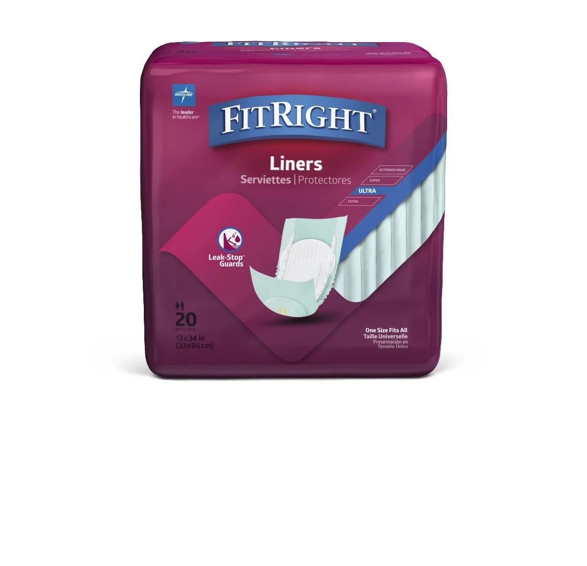 Fitright Shaped Incontinence Liner 13" X 30" - Image 10