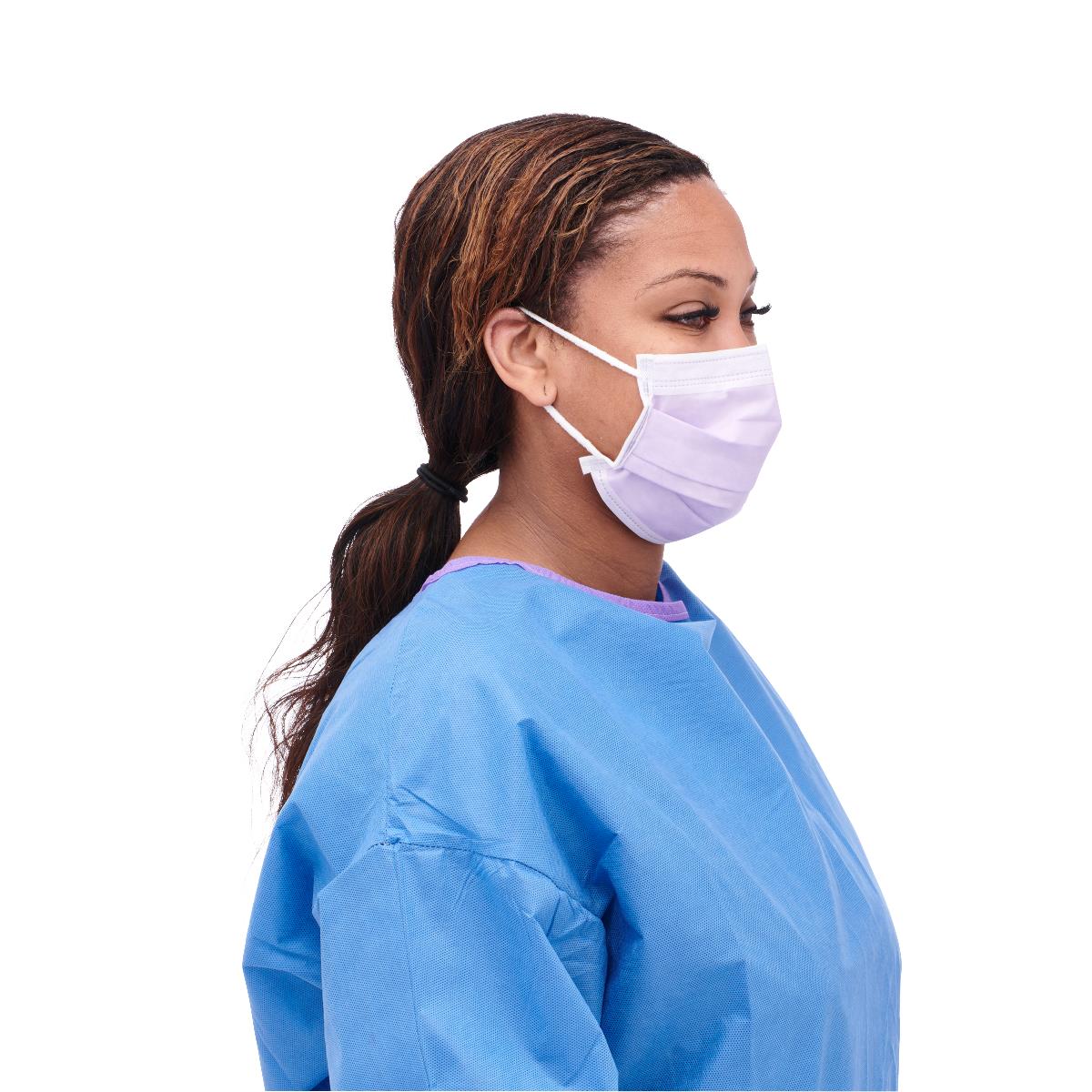 Medline Astm Level 3 Procedure Face Mask With Ear Loops - Image 4