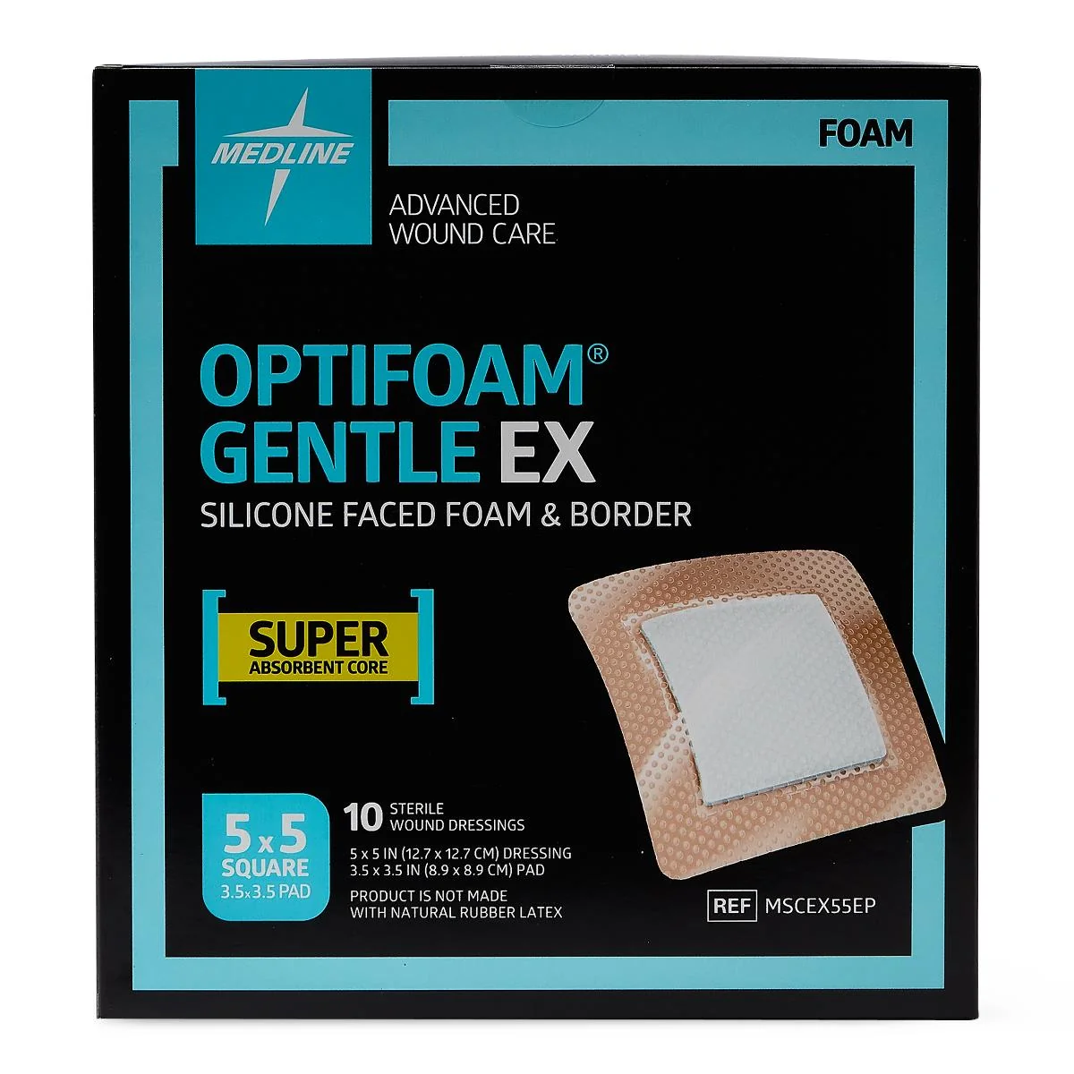 Optifoam Gentle Ex Silicone-faced Foam Wound Dressings - Image 33