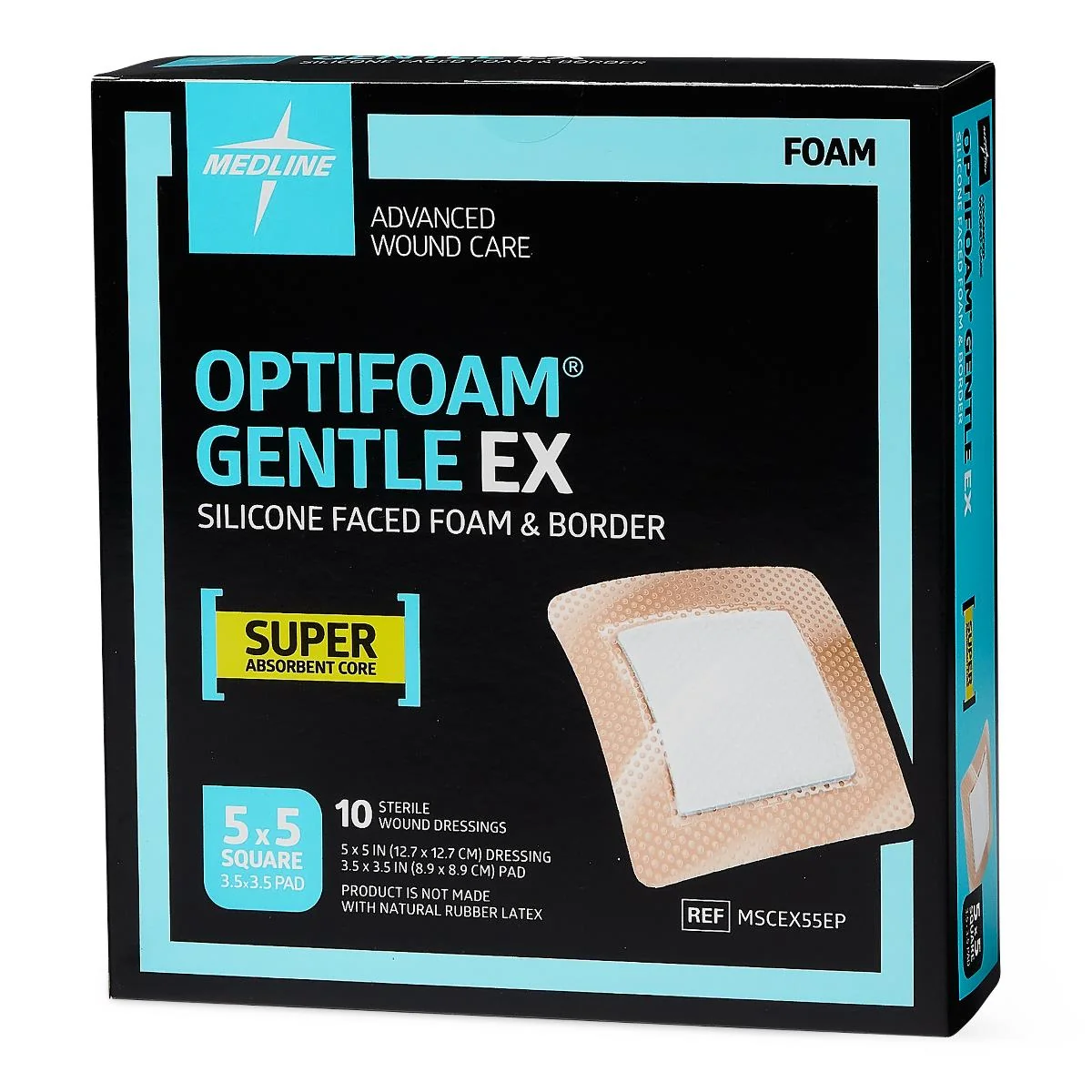 Optifoam Gentle Ex Silicone-faced Foam Wound Dressings - Image 36