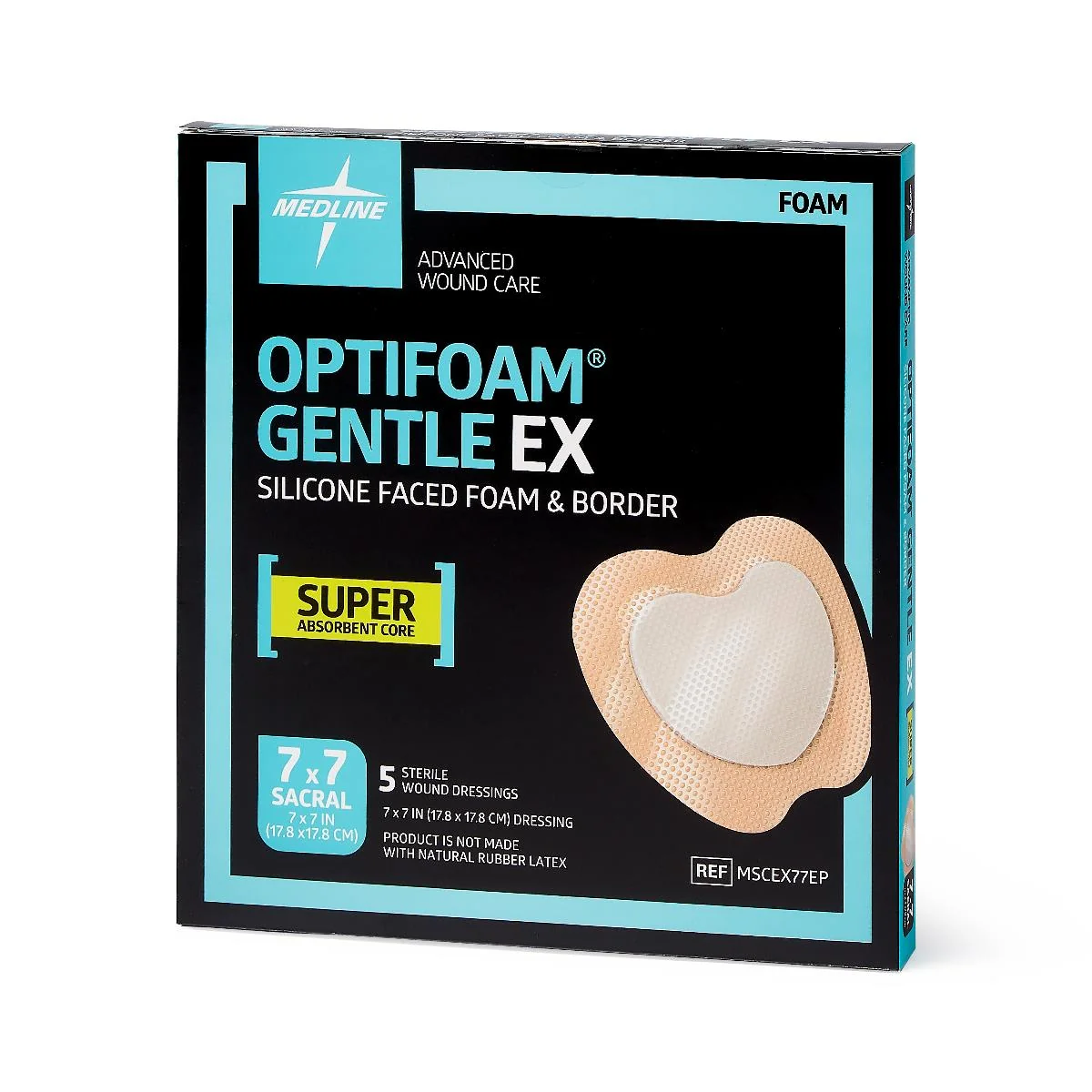 Optifoam Gentle Ex Silicone-faced Foam Wound Dressings - Image 4