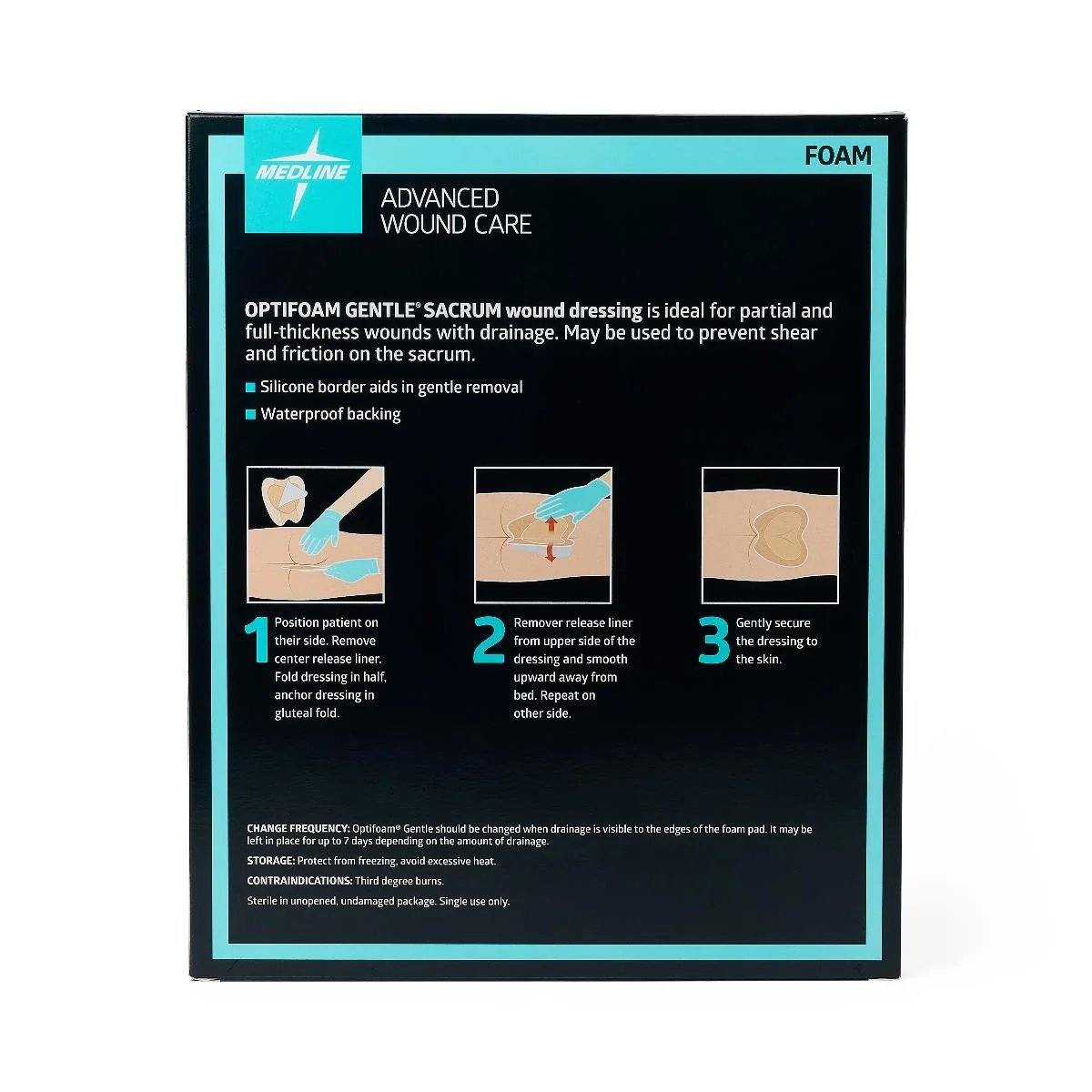 Optifoam Gentle Foam Wound Dressings With Silicone Adhesive Border - Image 16