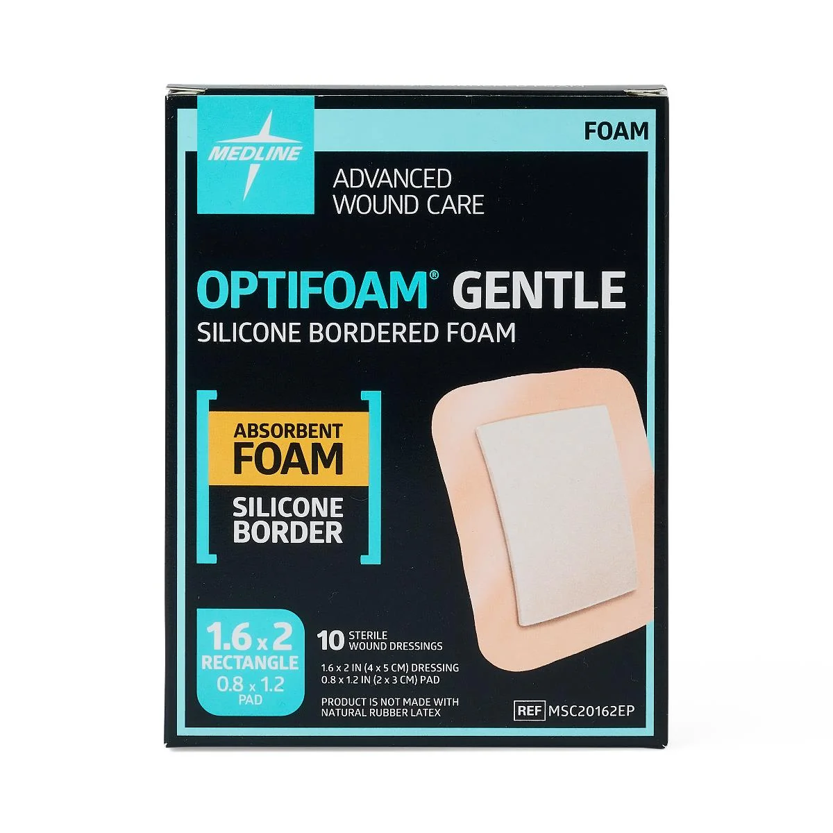 Optifoam Gentle Foam Wound Dressings With Silicone Adhesive Border - Image 24