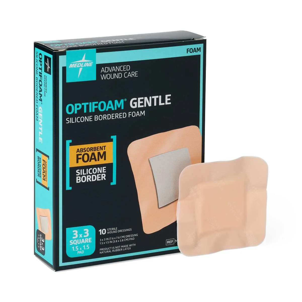 Optifoam Gentle Foam Wound Dressings With Silicone Adhesive Border - Image 37