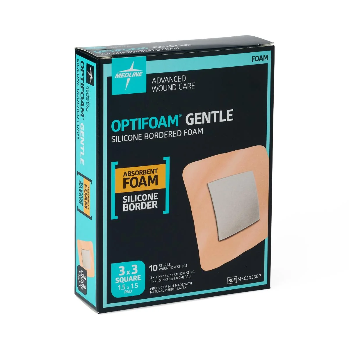 Optifoam Gentle Foam Wound Dressings With Silicone Adhesive Border - Image 40