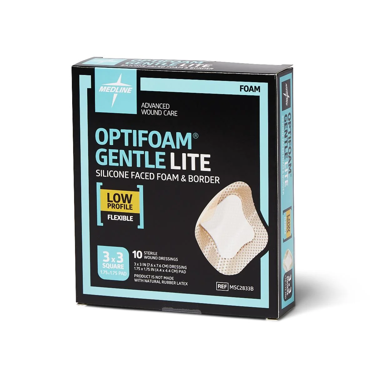 Optifoam Gentle Lite Foam Wound Dressings With Silicone Adhesive - Image 13