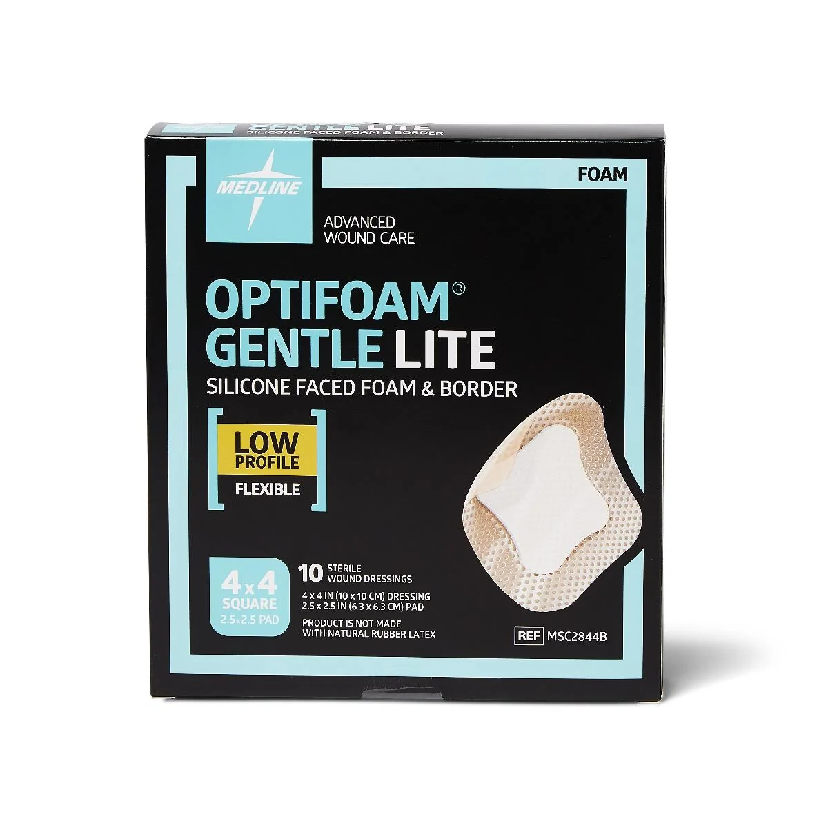Optifoam Gentle Lite Foam Wound Dressings With Silicone Adhesive - Image 19