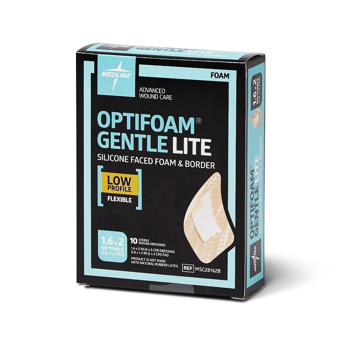 Optifoam Gentle Lite Foam Wound Dressings With Silicone Adhesive - Image 6