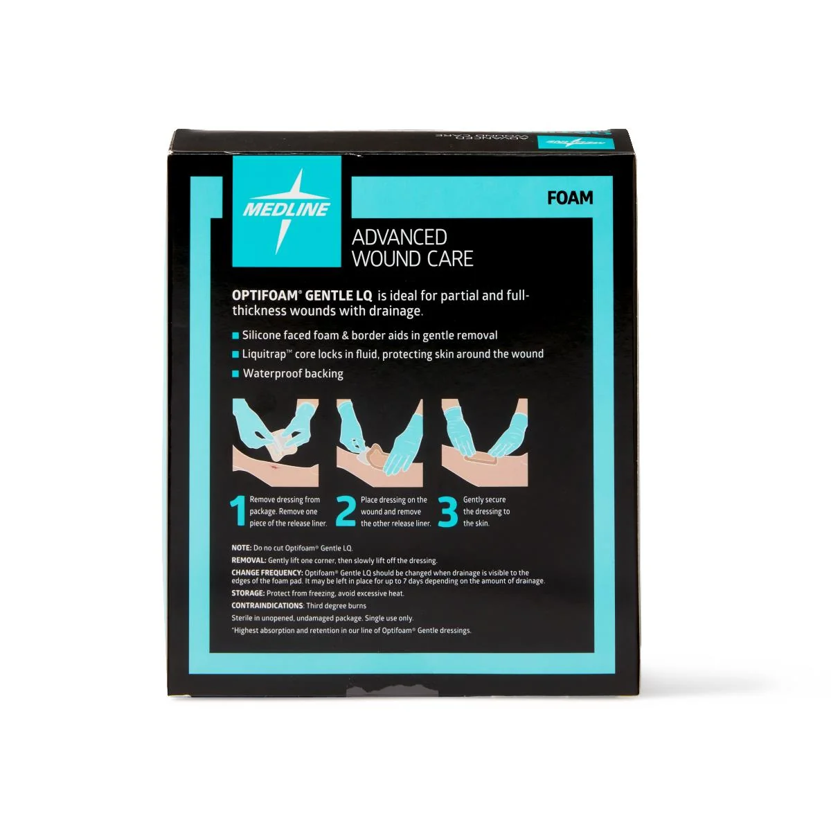 Optifoam Gentle Silicone-faced Foam Wound Dressings - Image 10