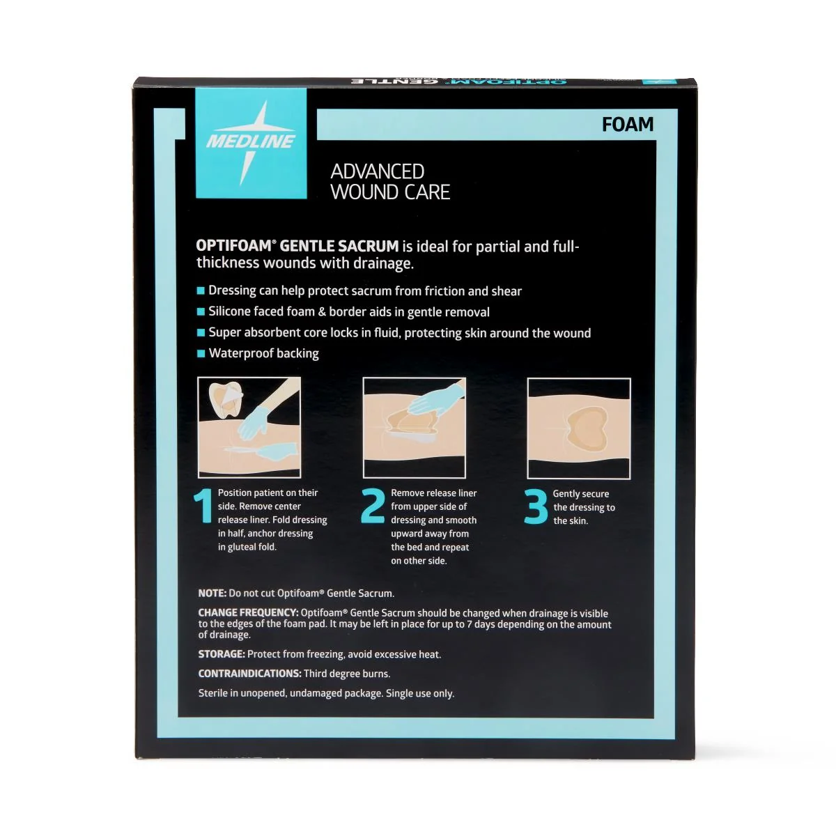 Optifoam Gentle Silicone-faced Foam Wound Dressings - Image 40
