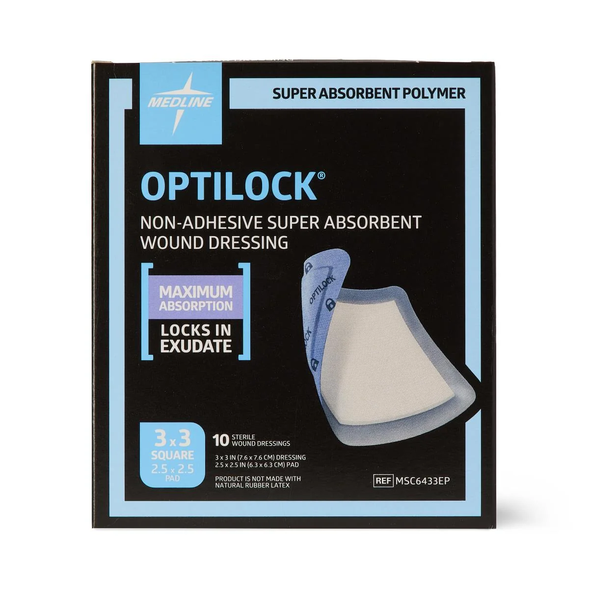 Optilock Non-adhesive Super Absorbent Wound Dressing - Image 13