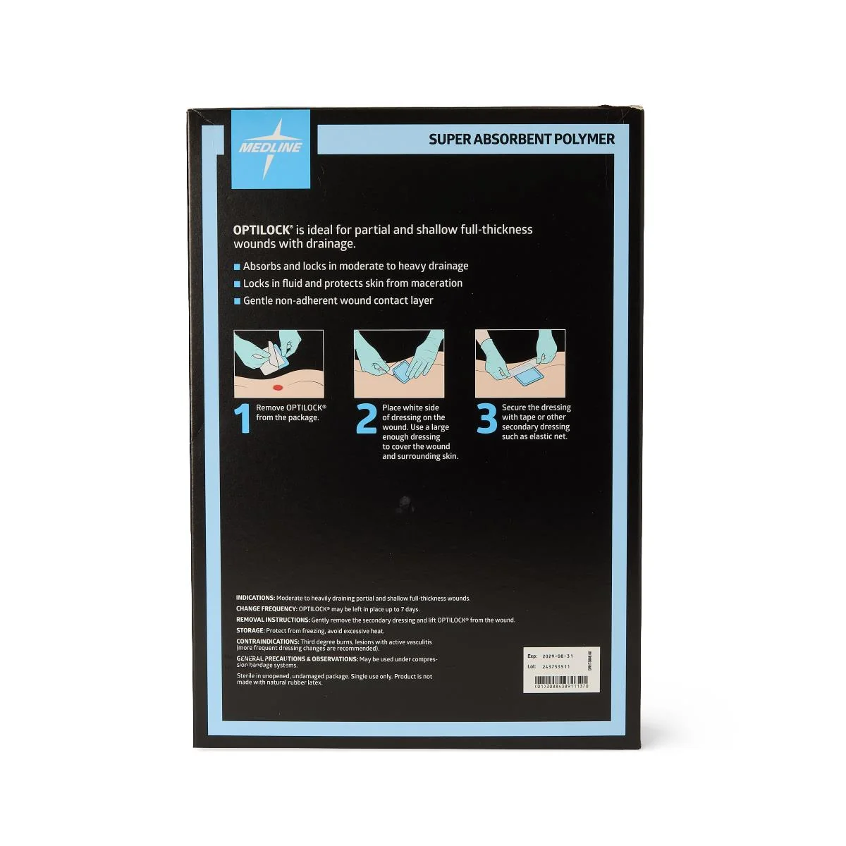 Optilock Non-adhesive Super Absorbent Wound Dressing - Image 38