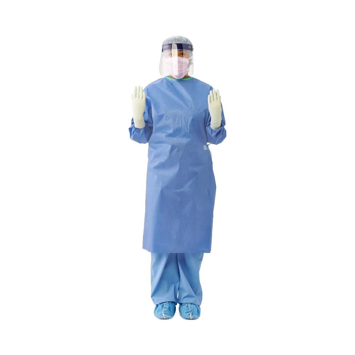 Sterile Non-reinforced Eclipse Surgical Gowns With Set-in Sleeves Level 2 Disposable - Image 10
