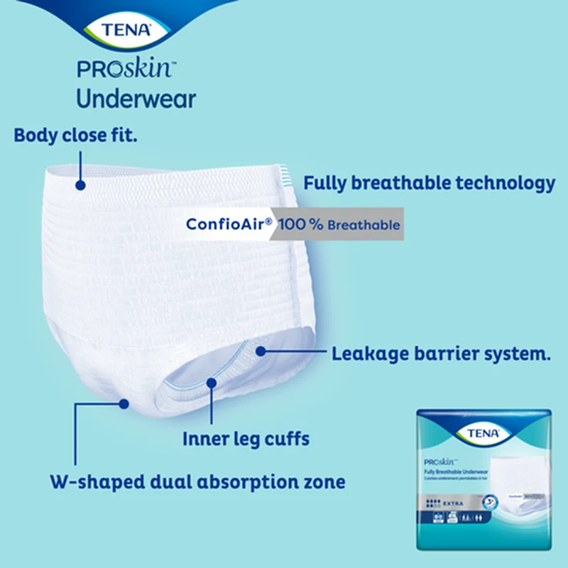 Tena Extra Protective Incontinence Underwear Extra Absorbency - Image 3